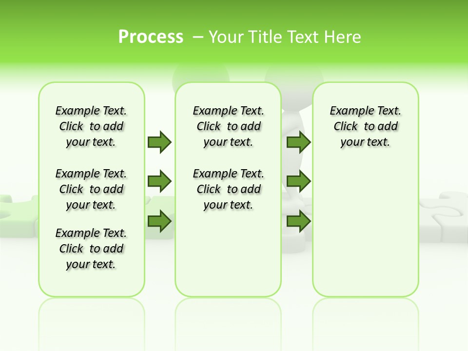 People Manager Puzzle PowerPoint Template