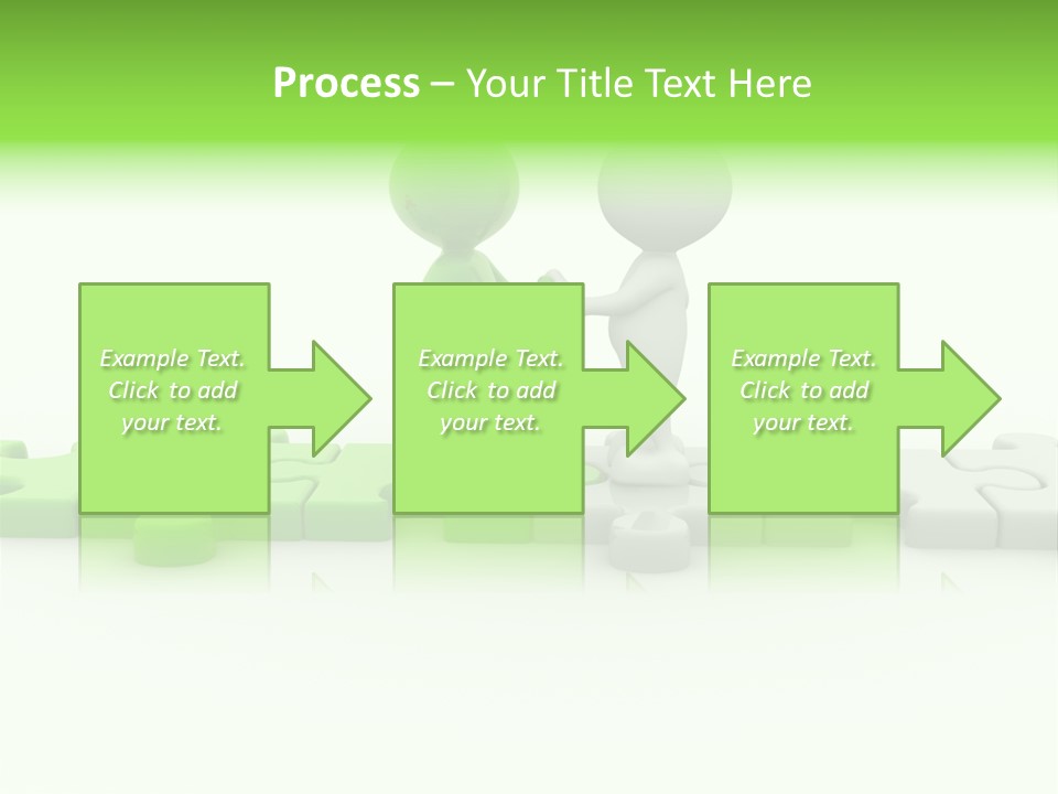 People Manager Puzzle PowerPoint Template