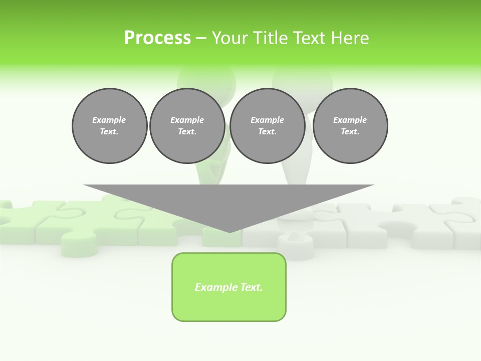 People Manager Puzzle PowerPoint Template