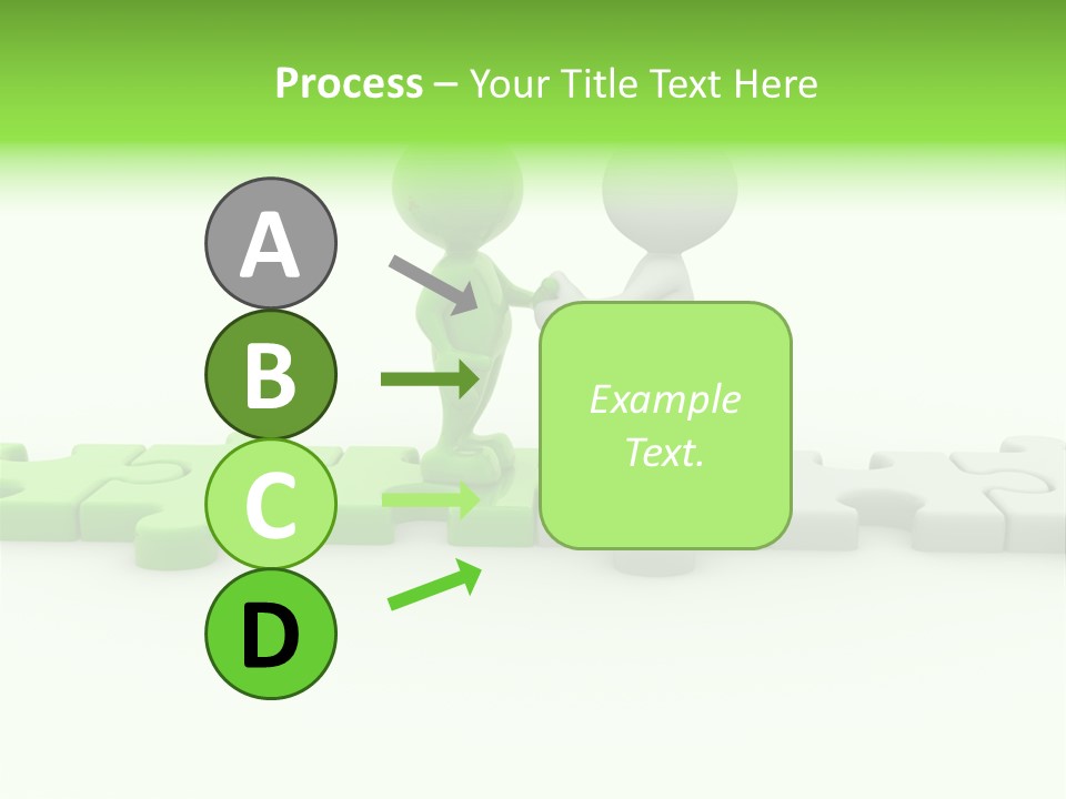 People Manager Puzzle PowerPoint Template