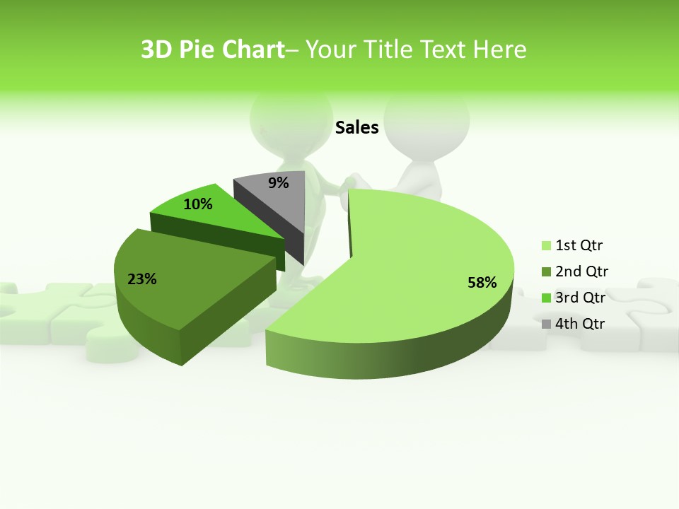 People Manager Puzzle PowerPoint Template