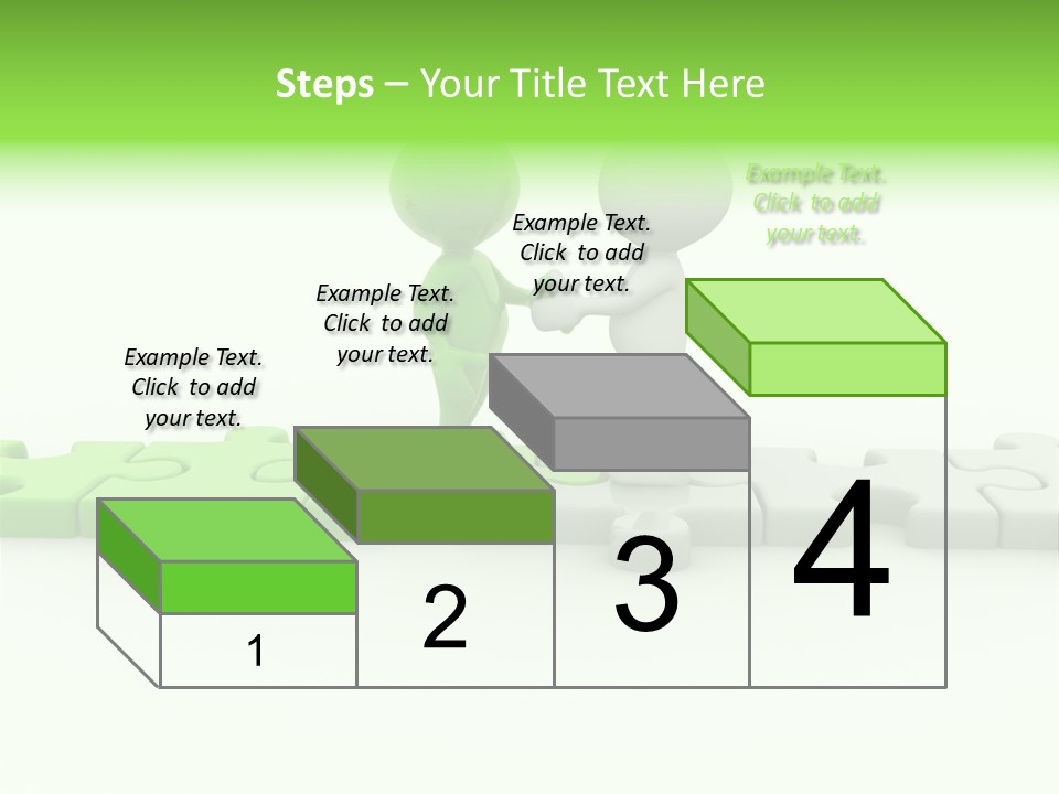 People Manager Puzzle PowerPoint Template