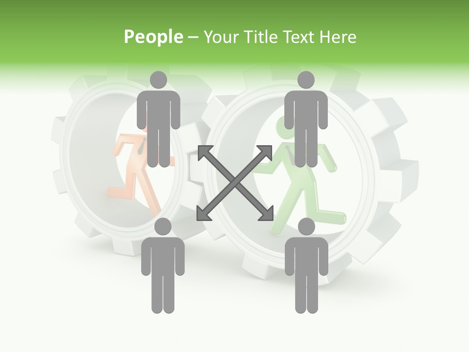 Symbol Nobody Worker PowerPoint Template