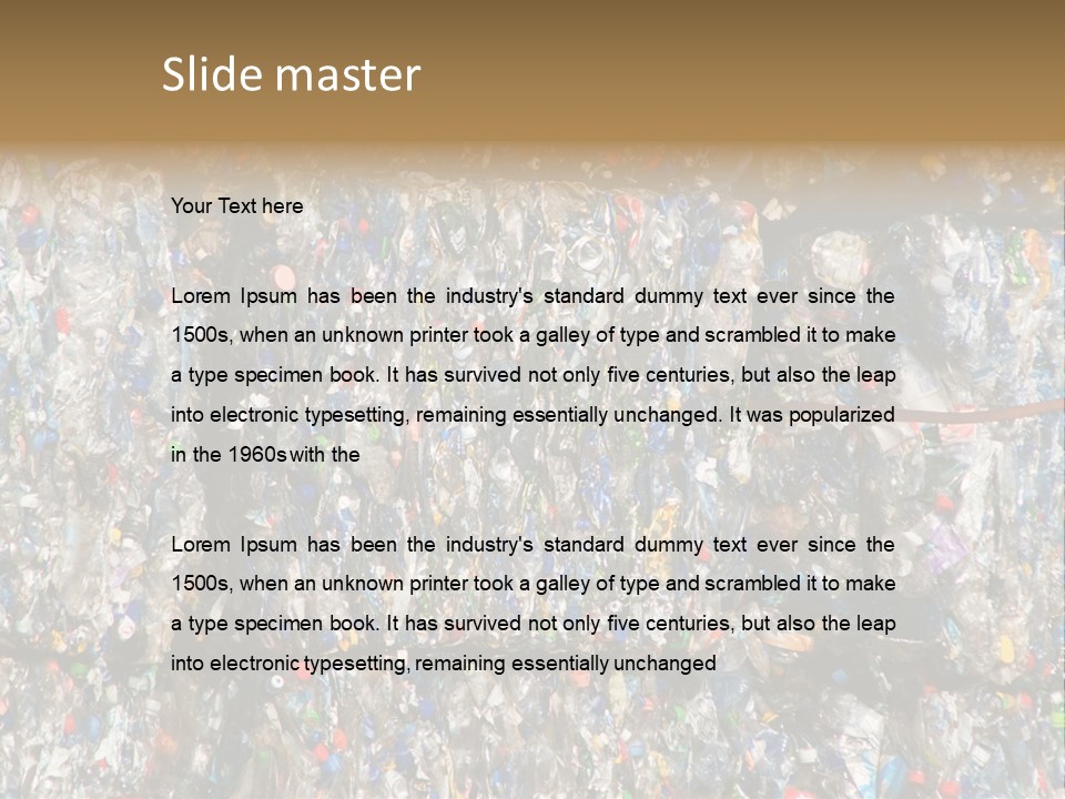 Container Industrial Stack PowerPoint Template