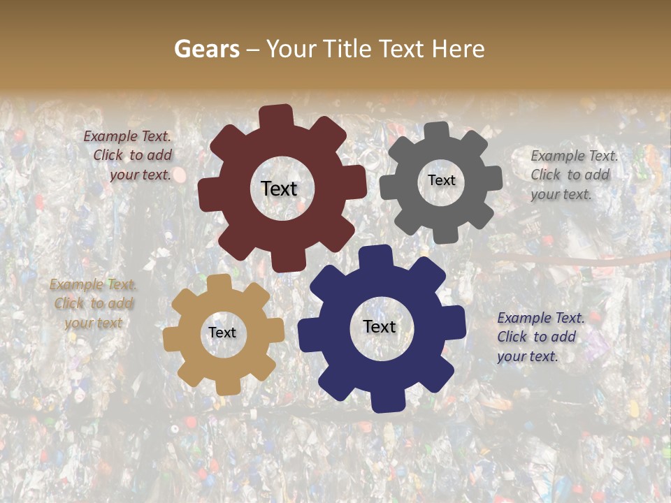 Container Industrial Stack PowerPoint Template