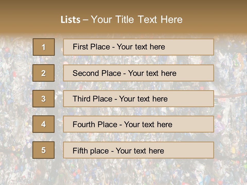 Container Industrial Stack PowerPoint Template