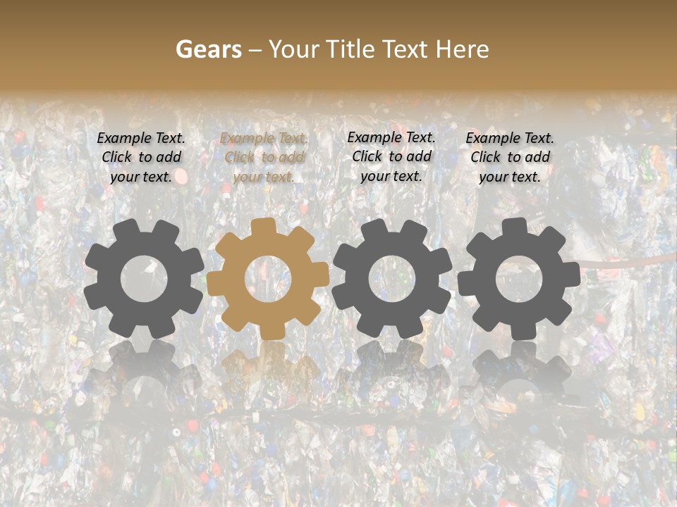 Container Industrial Stack PowerPoint Template