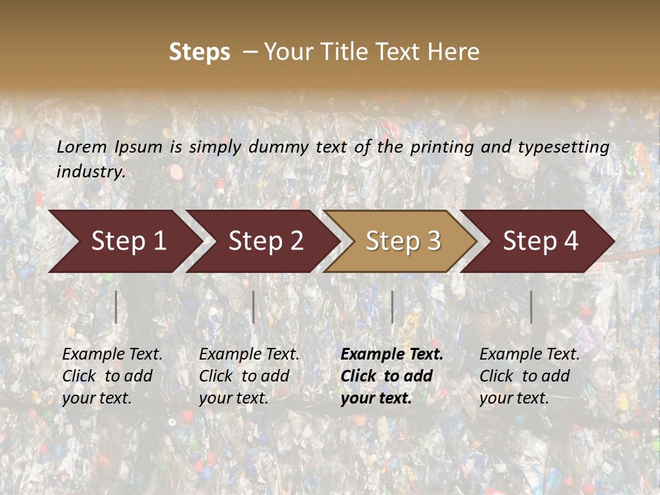 Container Industrial Stack PowerPoint Template
