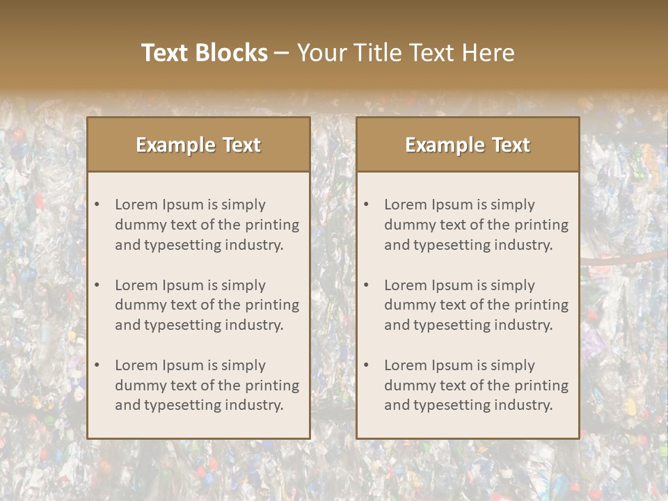 Container Industrial Stack PowerPoint Template