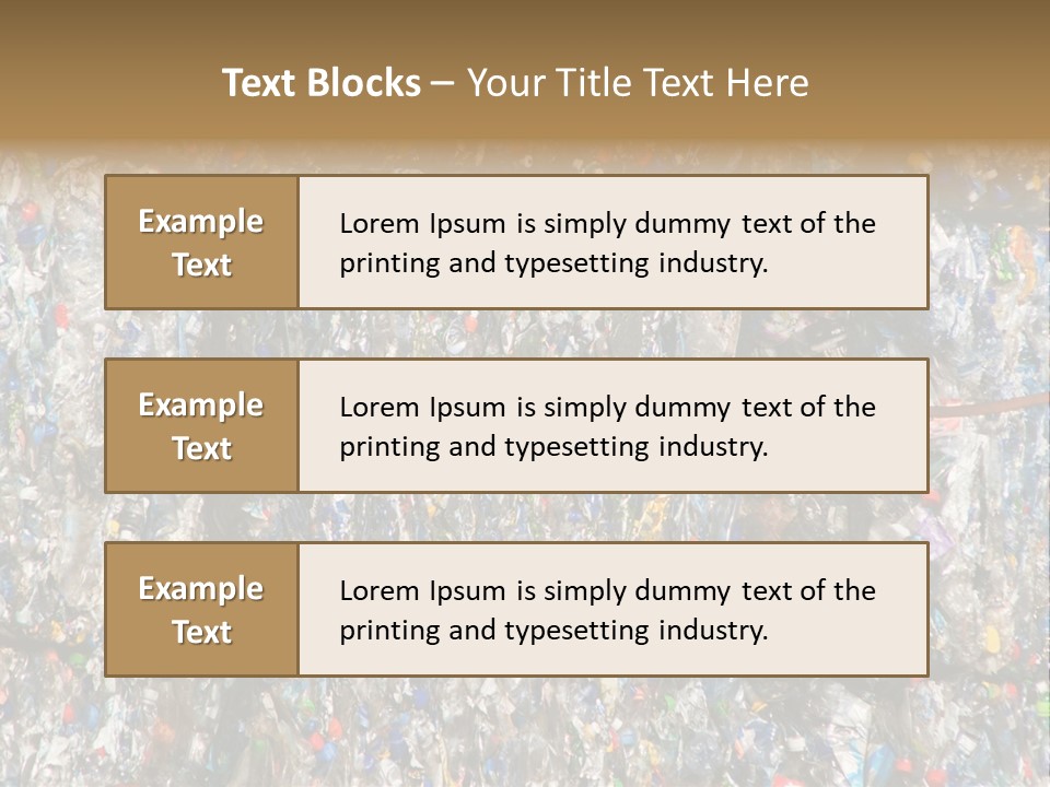 Container Industrial Stack PowerPoint Template