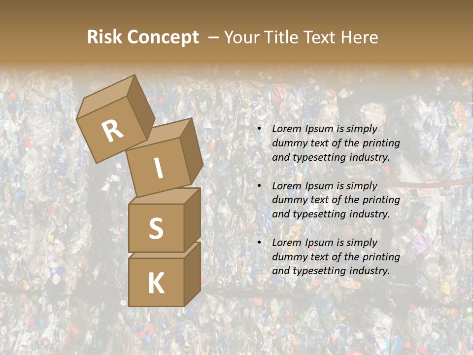 Container Industrial Stack PowerPoint Template
