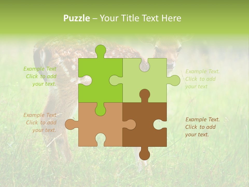 Spring Meadow Hunting PowerPoint Template