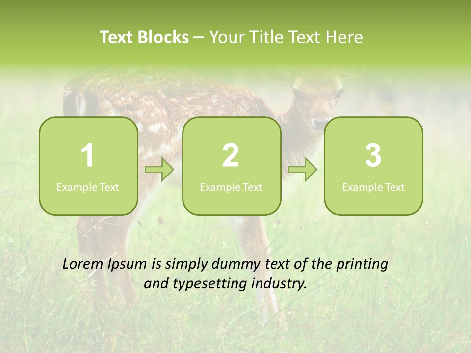 Spring Meadow Hunting PowerPoint Template