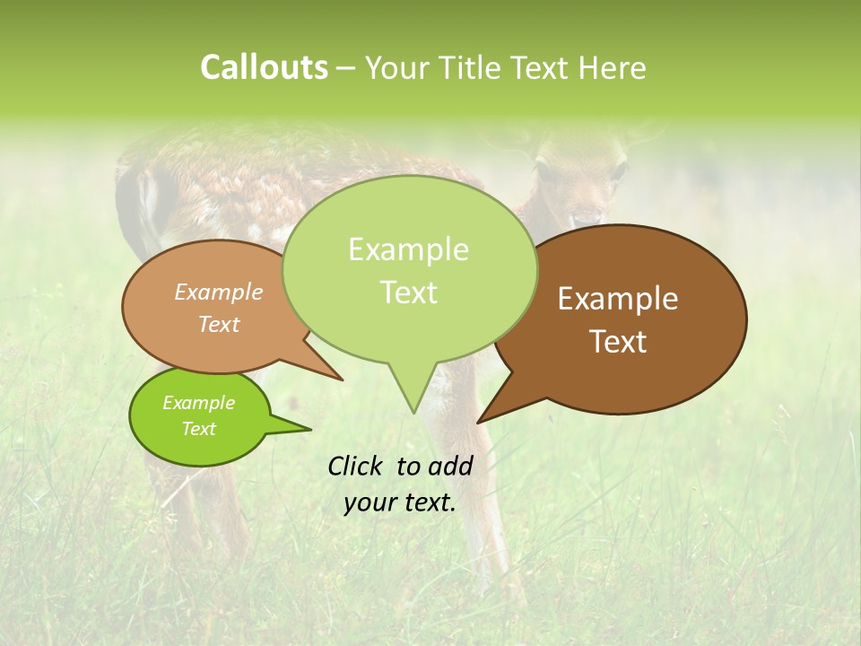 Spring Meadow Hunting PowerPoint Template