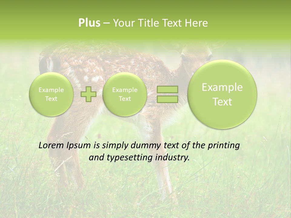 Spring Meadow Hunting PowerPoint Template