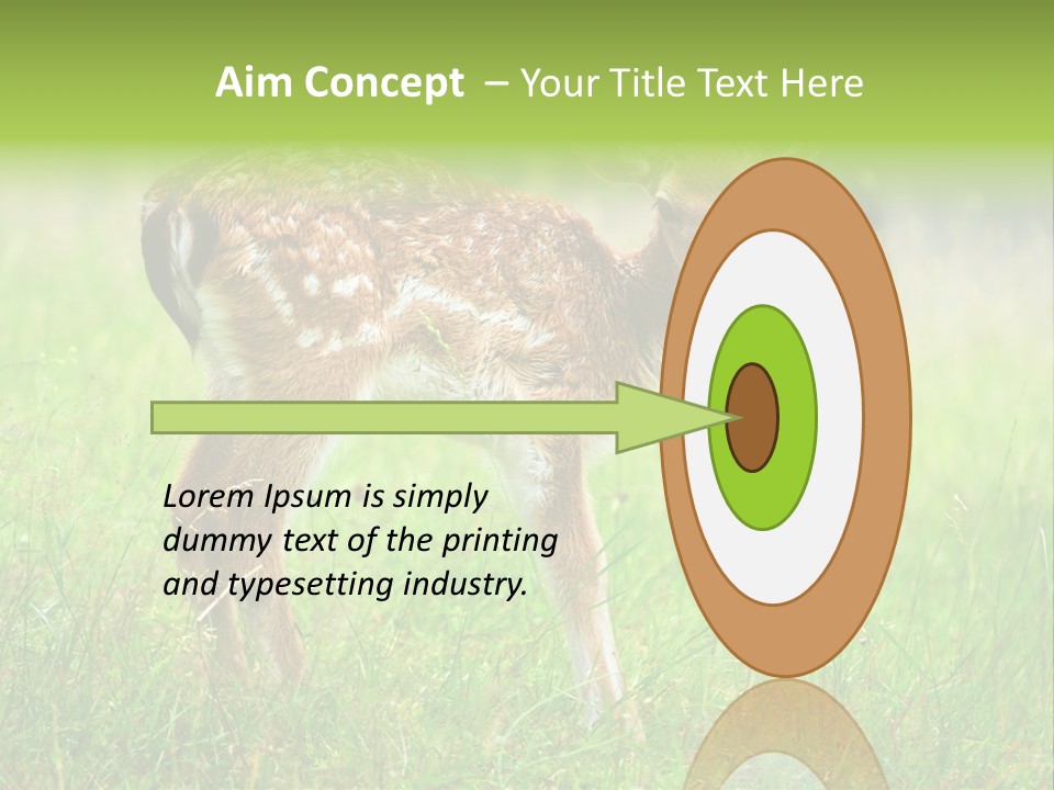 Spring Meadow Hunting PowerPoint Template
