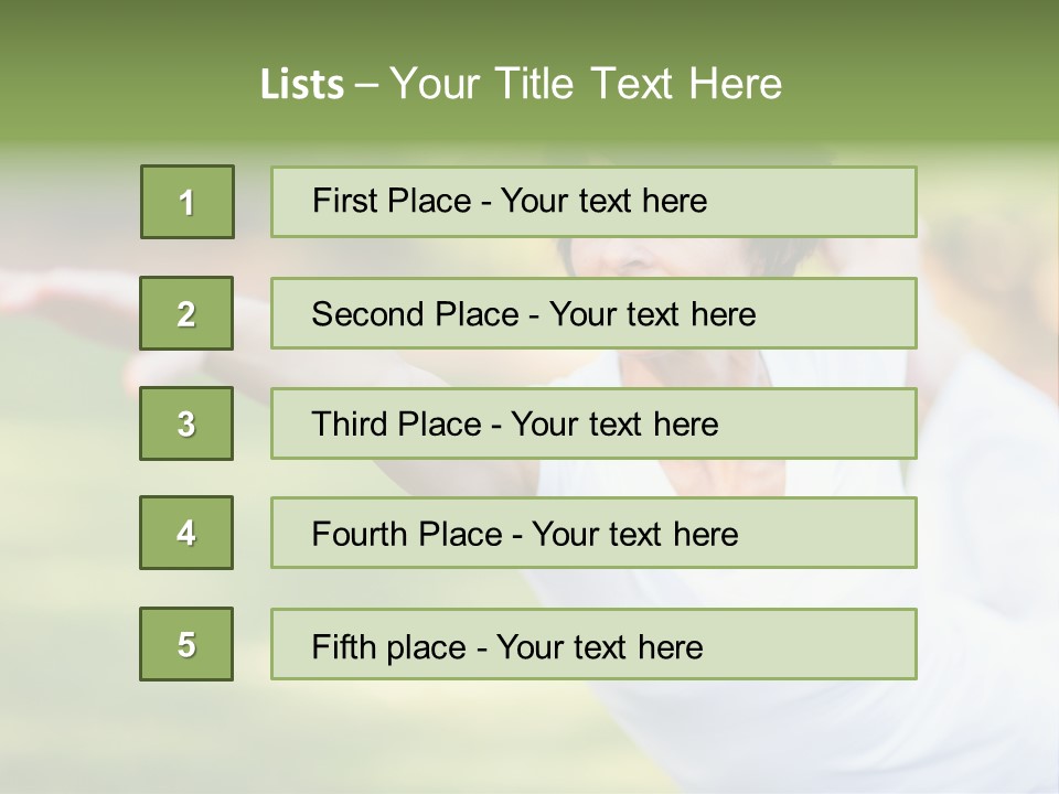 Bright Stretching Elegant PowerPoint Template