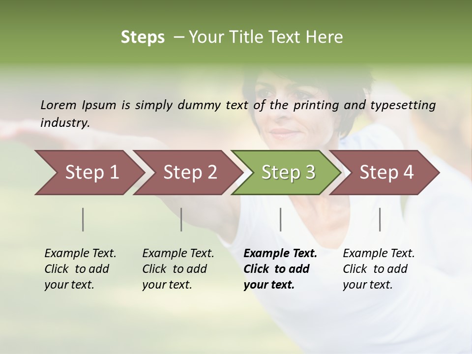 Bright Stretching Elegant PowerPoint Template