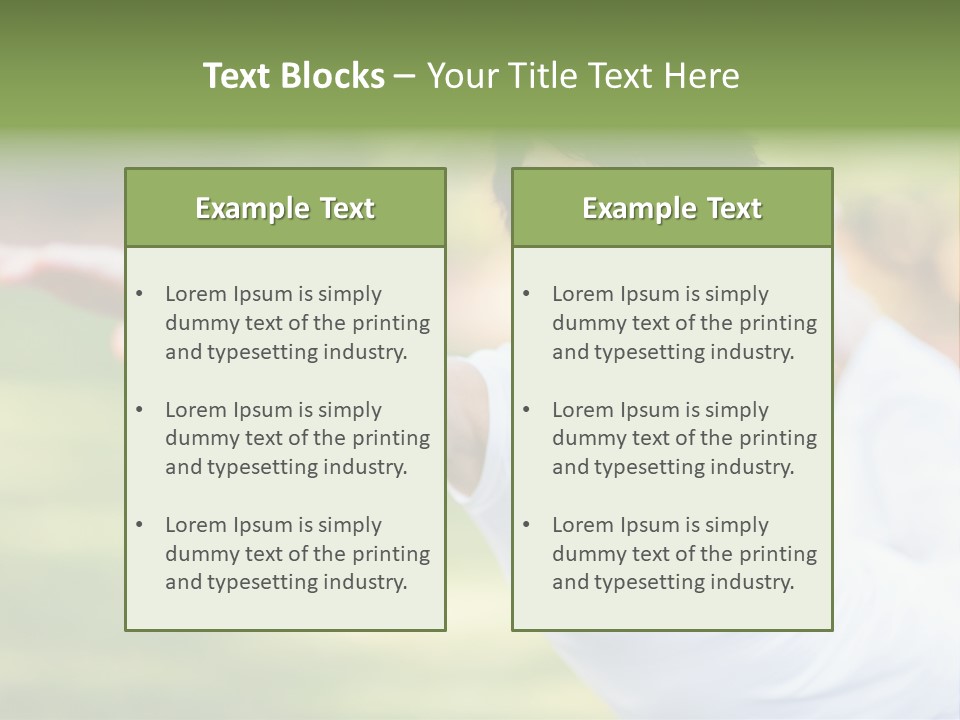 Bright Stretching Elegant PowerPoint Template