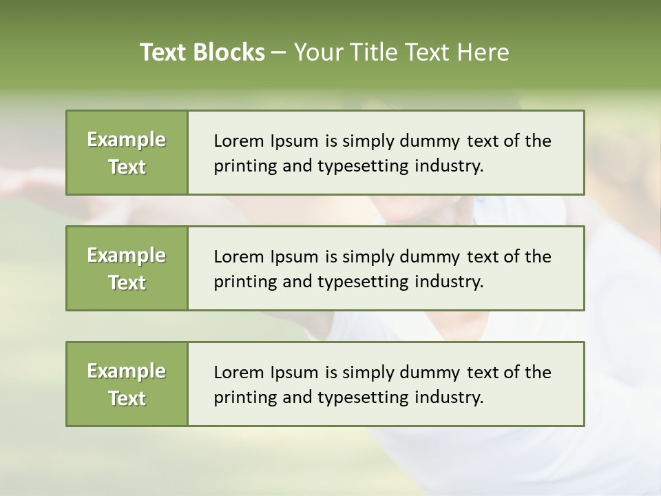 Bright Stretching Elegant PowerPoint Template
