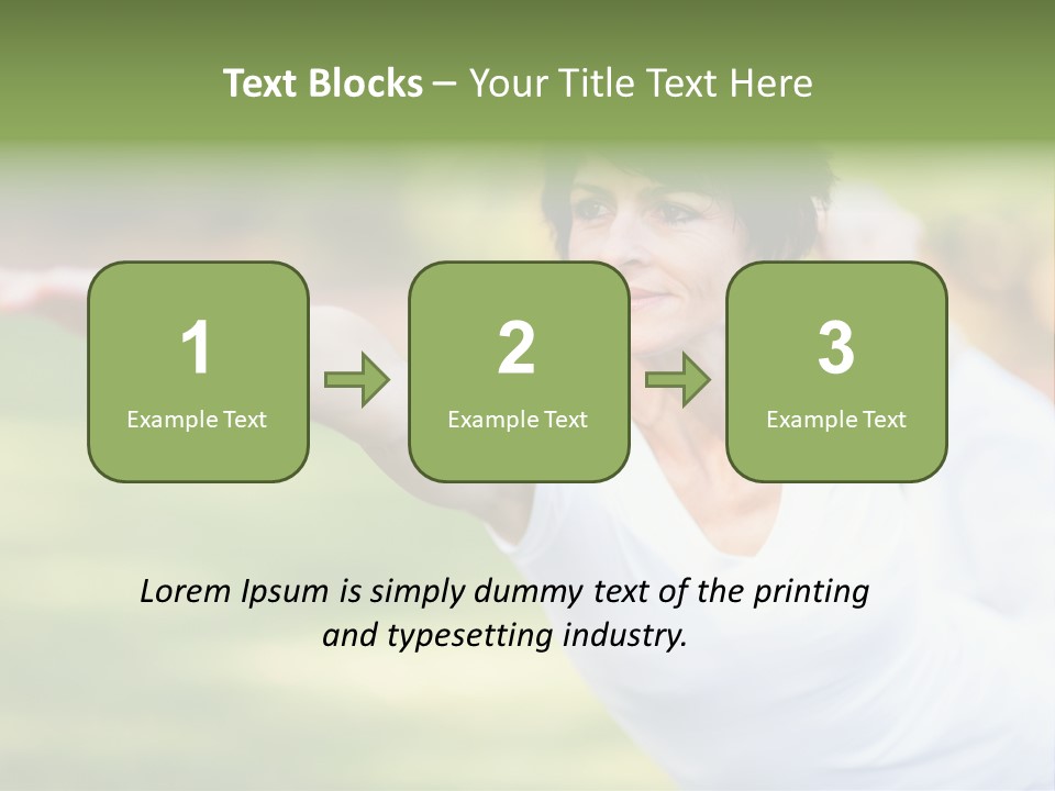 Bright Stretching Elegant PowerPoint Template