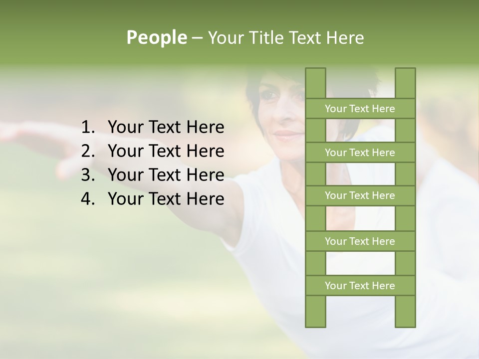 Bright Stretching Elegant PowerPoint Template