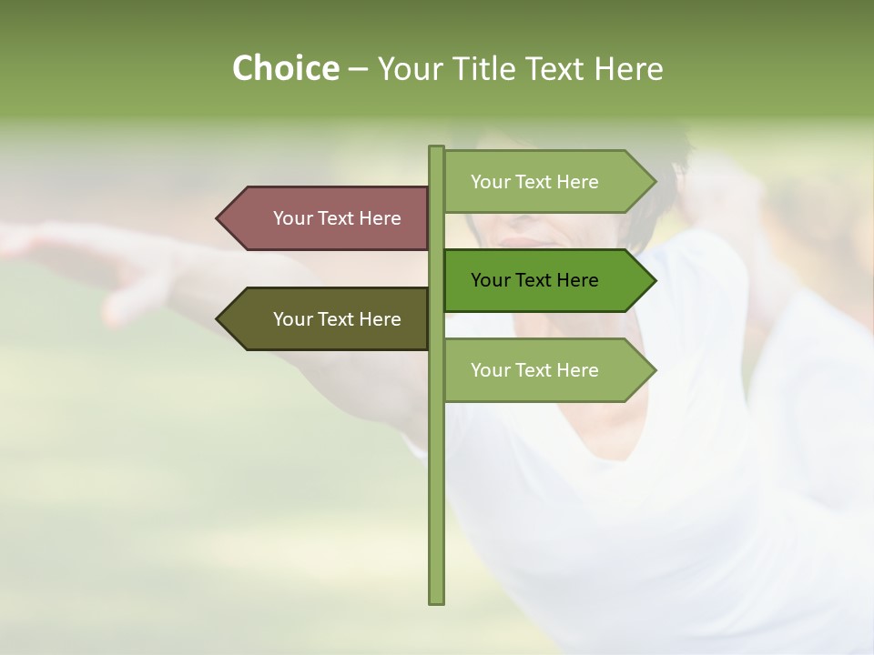 Bright Stretching Elegant PowerPoint Template