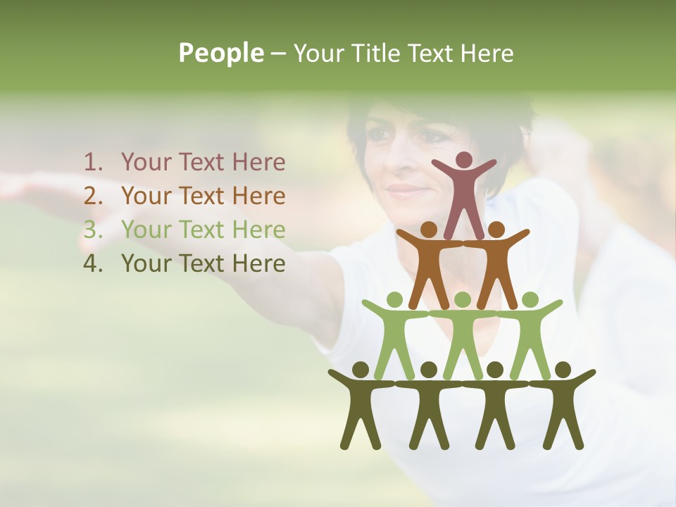 Bright Stretching Elegant PowerPoint Template