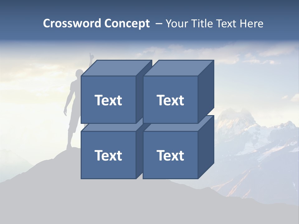 Top Extreme Hill PowerPoint Template