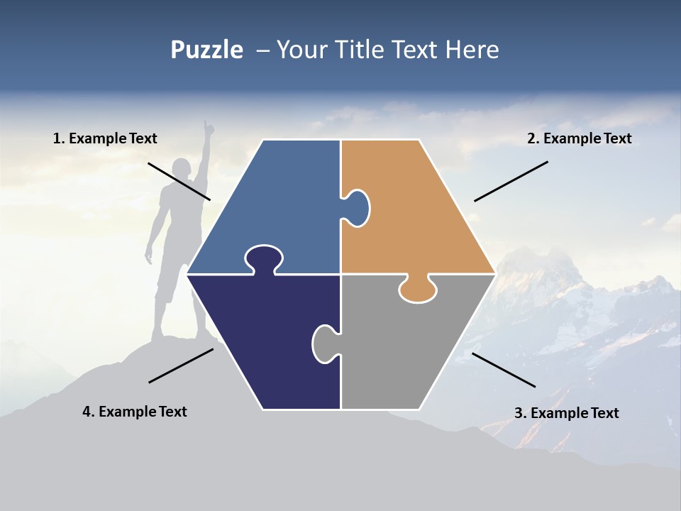 Top Extreme Hill PowerPoint Template