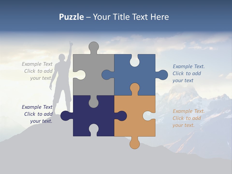 Top Extreme Hill PowerPoint Template