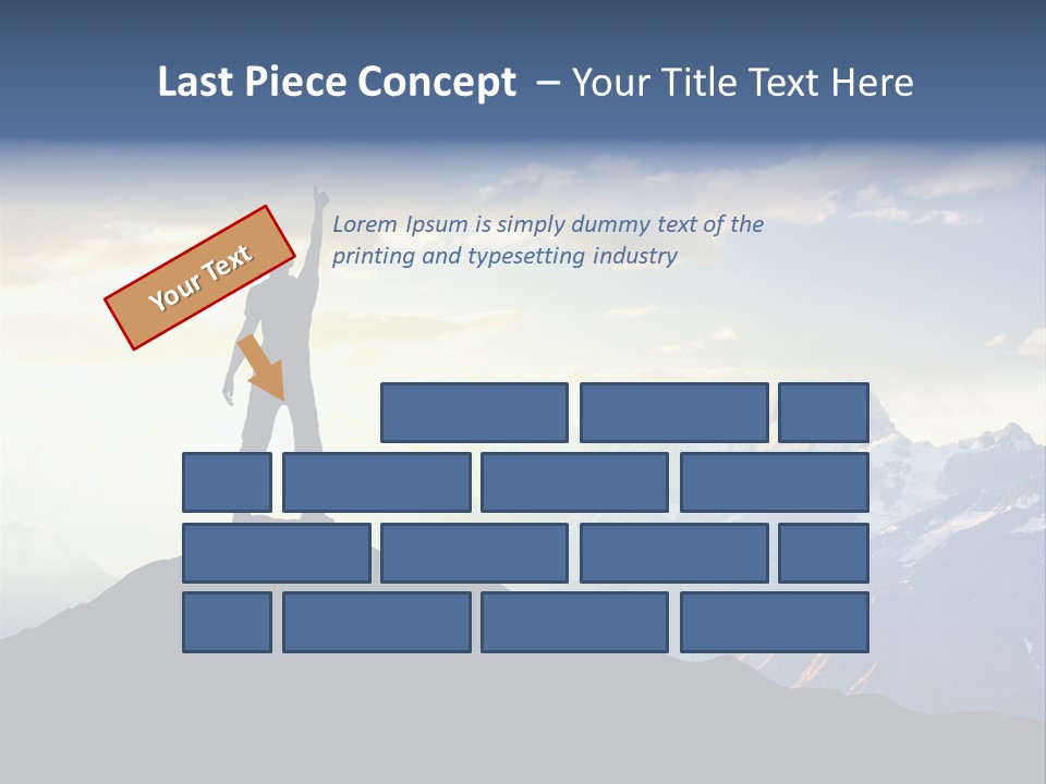 Top Extreme Hill PowerPoint Template