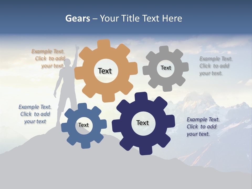 Top Extreme Hill PowerPoint Template