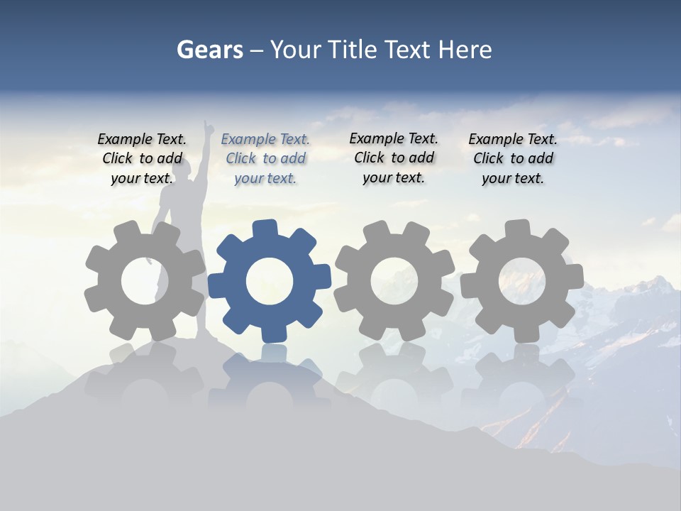 Top Extreme Hill PowerPoint Template
