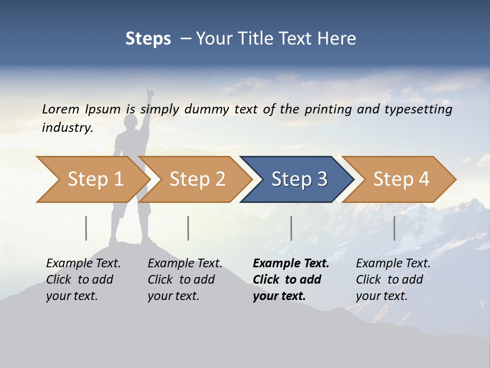 Top Extreme Hill PowerPoint Template