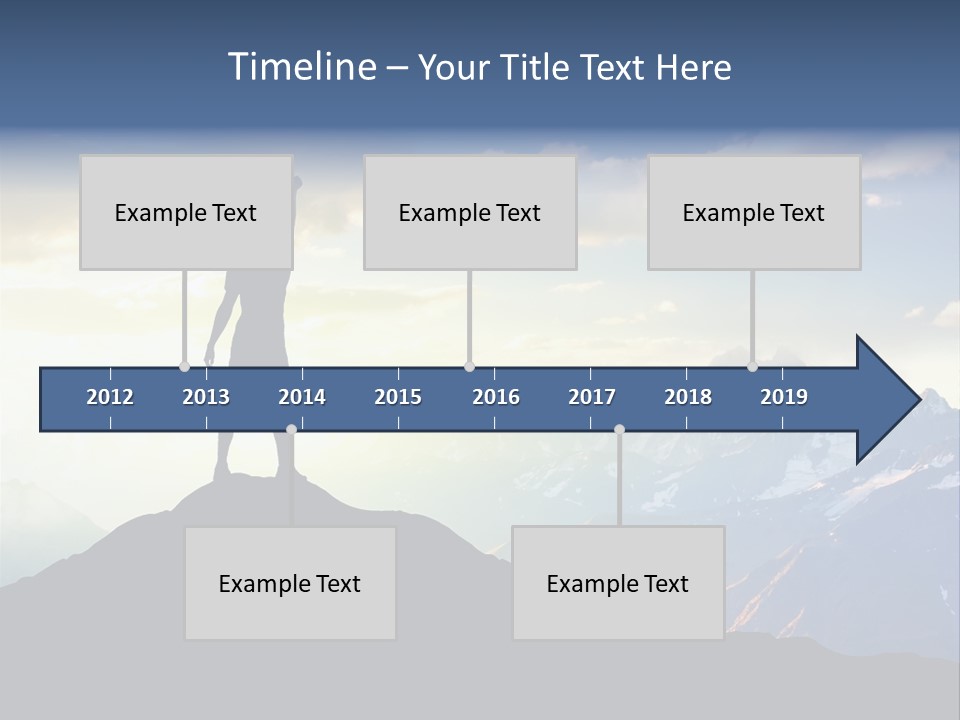 Top Extreme Hill PowerPoint Template