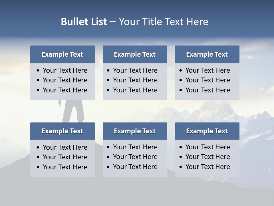 Top Extreme Hill PowerPoint Template