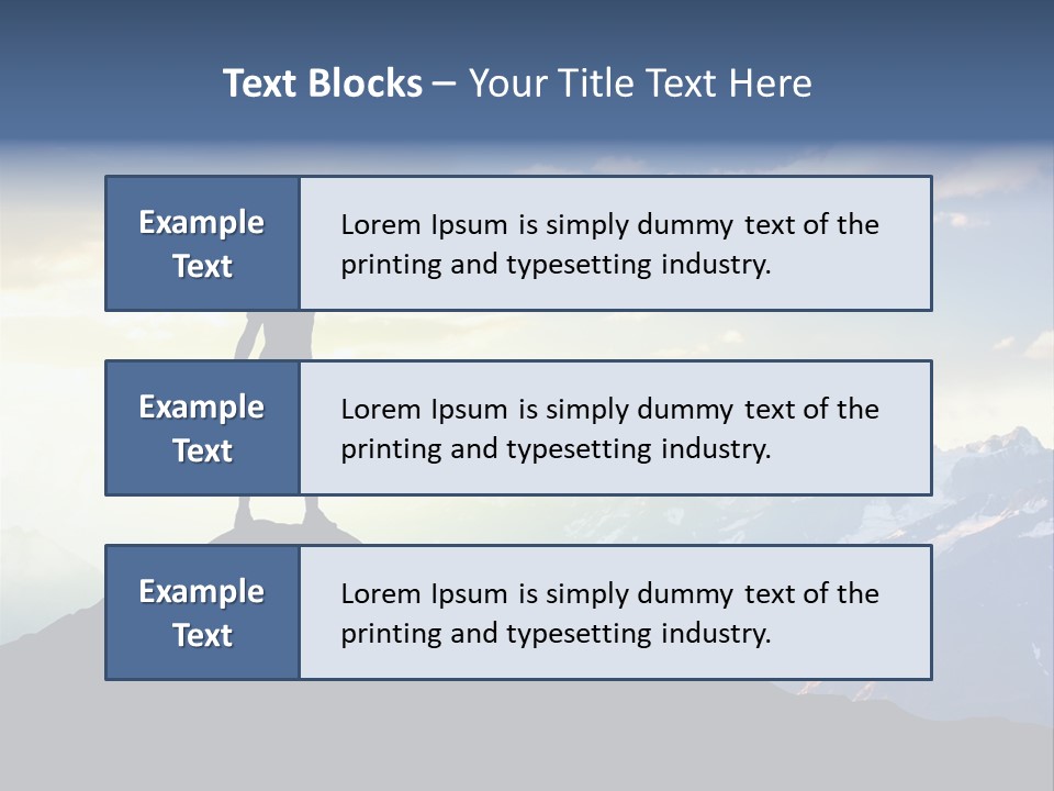 Top Extreme Hill PowerPoint Template