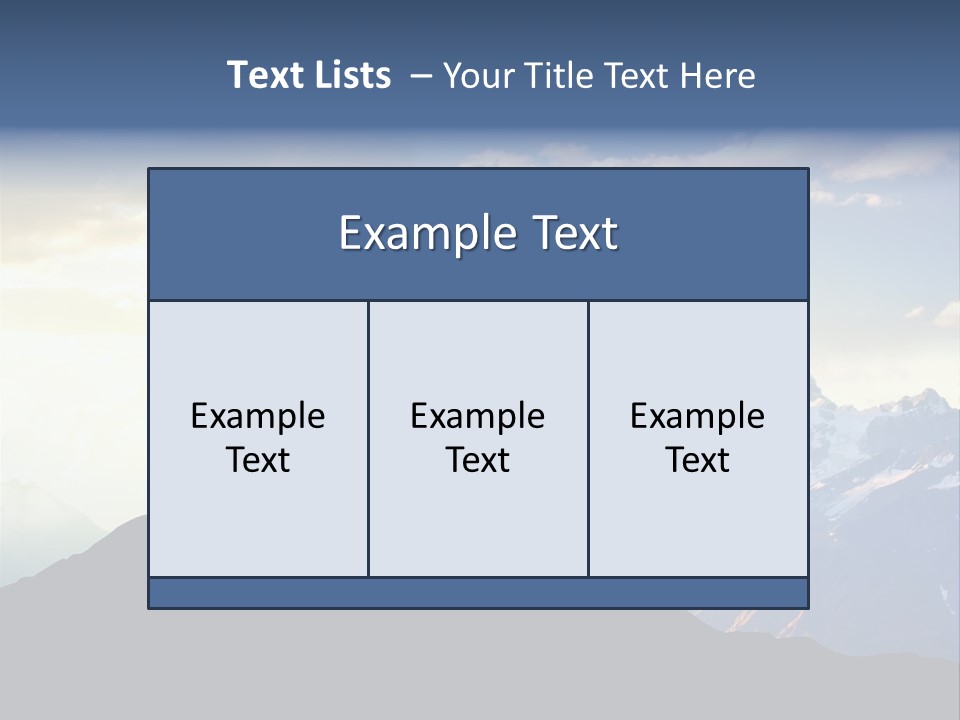 Top Extreme Hill PowerPoint Template