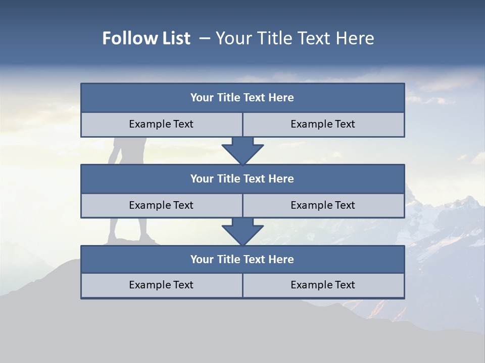 Top Extreme Hill PowerPoint Template