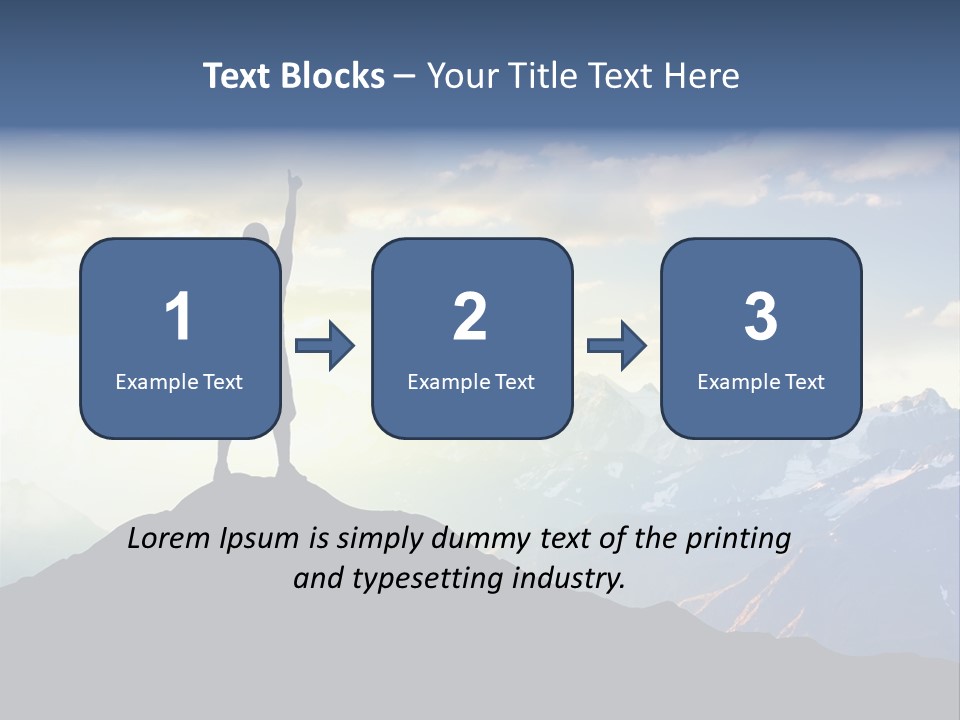 Top Extreme Hill PowerPoint Template