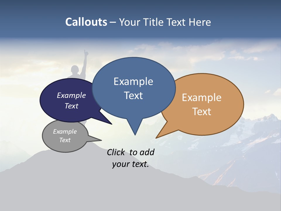 Top Extreme Hill PowerPoint Template