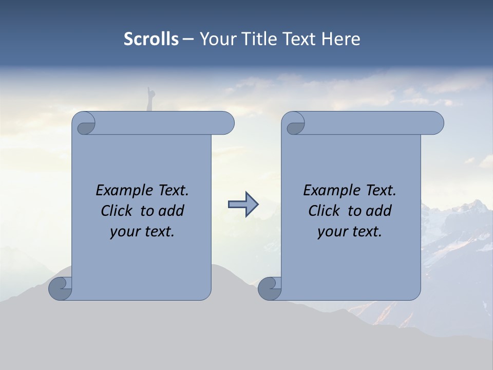 Top Extreme Hill PowerPoint Template