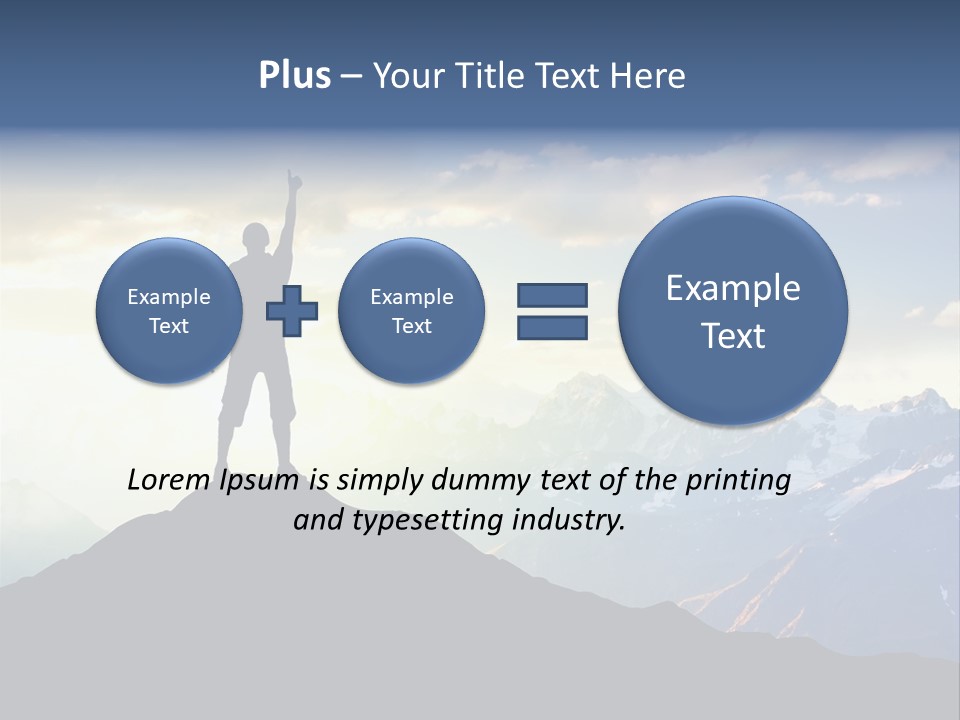Top Extreme Hill PowerPoint Template