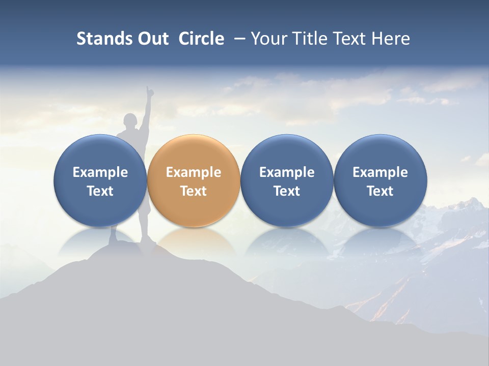 Top Extreme Hill PowerPoint Template