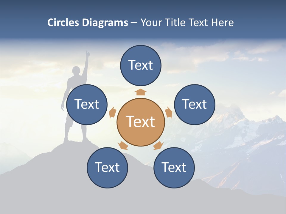 Top Extreme Hill PowerPoint Template