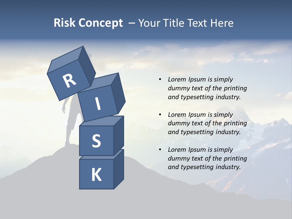 Top Extreme Hill PowerPoint Template