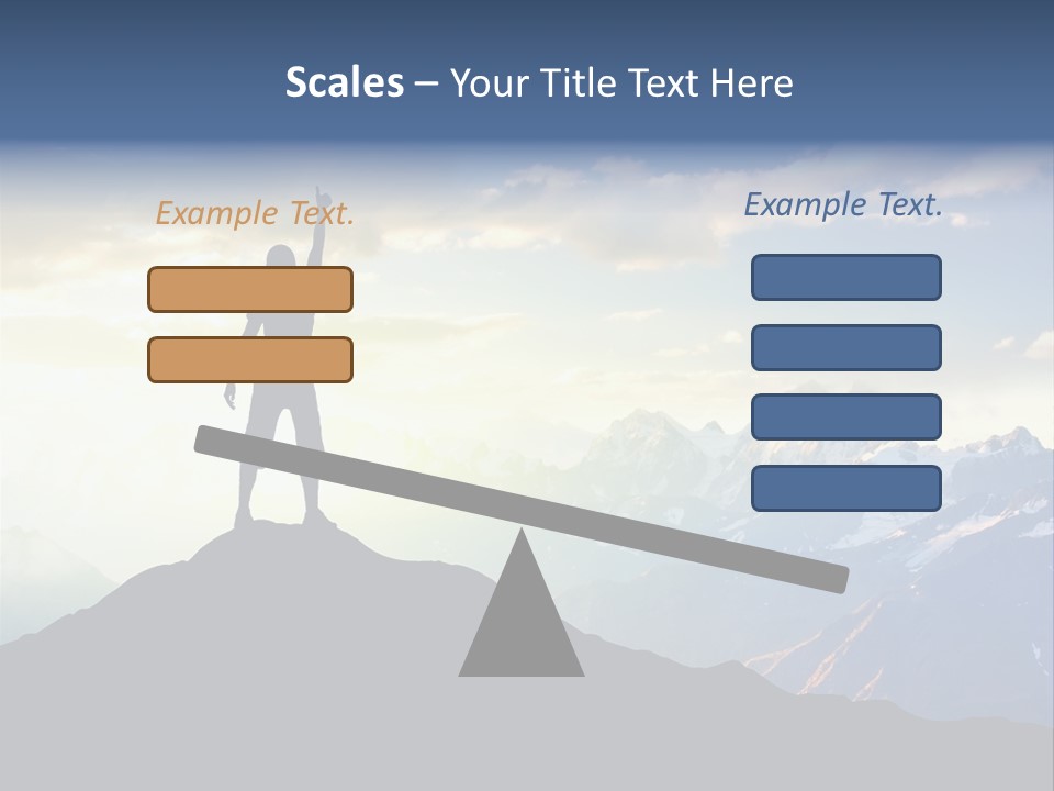 Top Extreme Hill PowerPoint Template