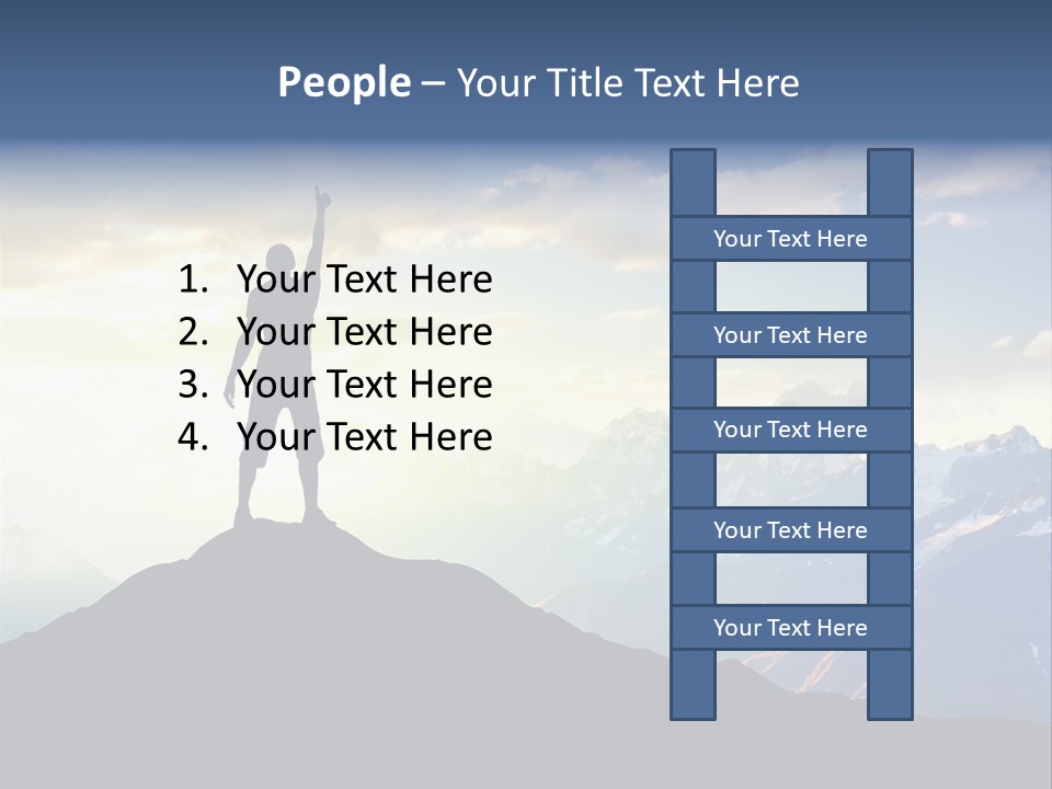 Top Extreme Hill PowerPoint Template