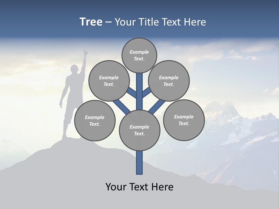 Top Extreme Hill PowerPoint Template